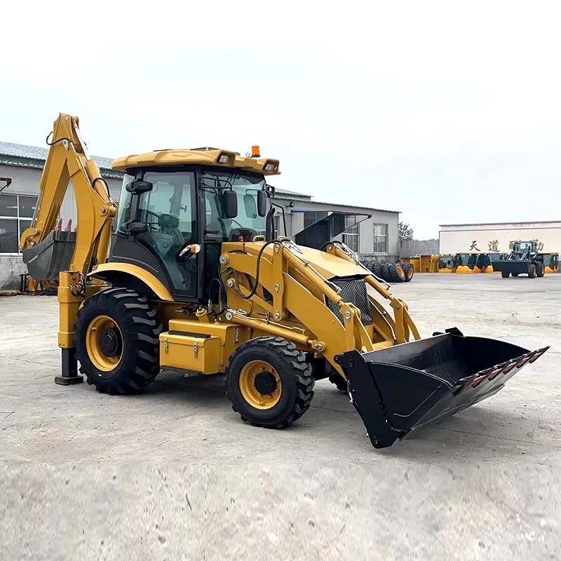 Кишоварзӣ Excavator Towable Backhoe Мини